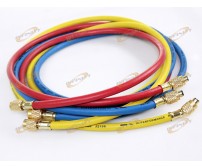 60" 5ft HVAC 1/4" SAE 600 PSI Charging Hoses AC Refrigerant R410a R134a J2196